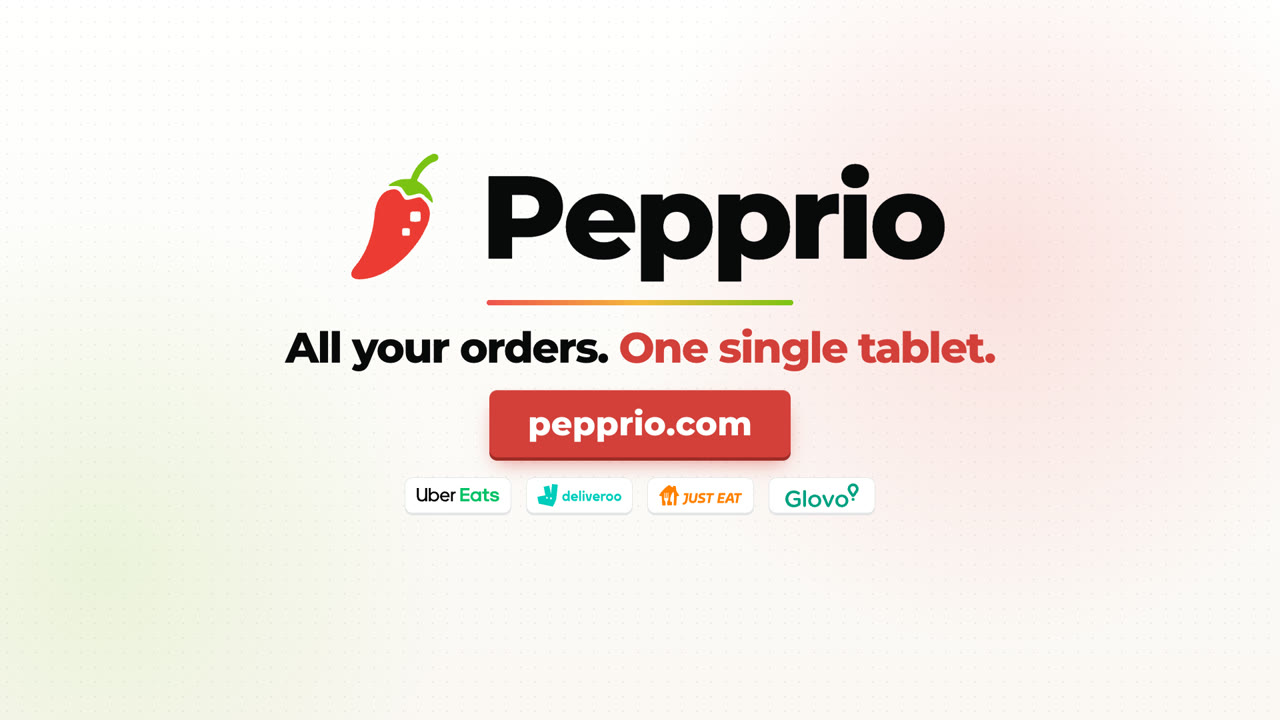 Pepprio — all your orders, one tablet