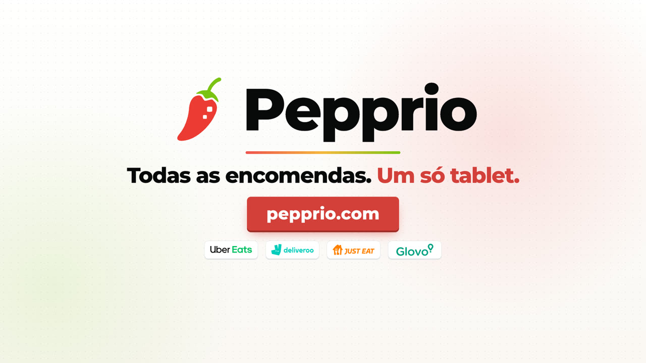 Pepprio — todas as encomendas, um único tablet