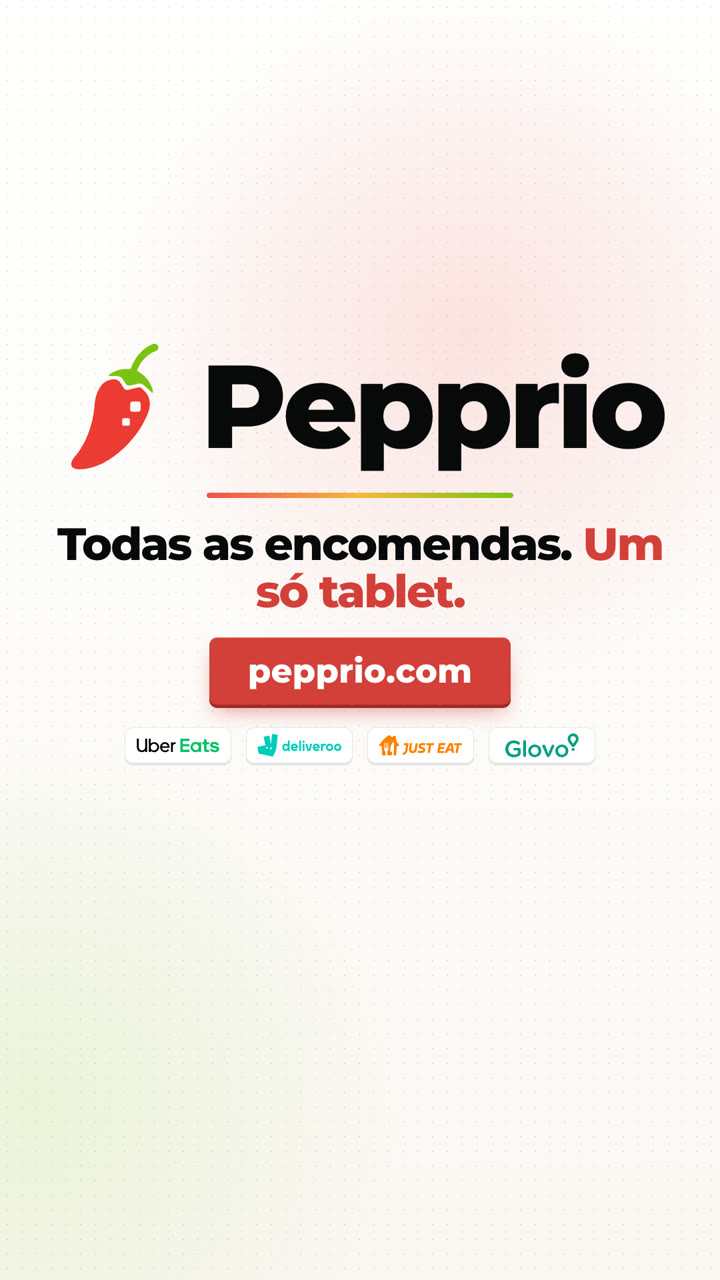 Pepprio — todas as encomendas, um único tablet